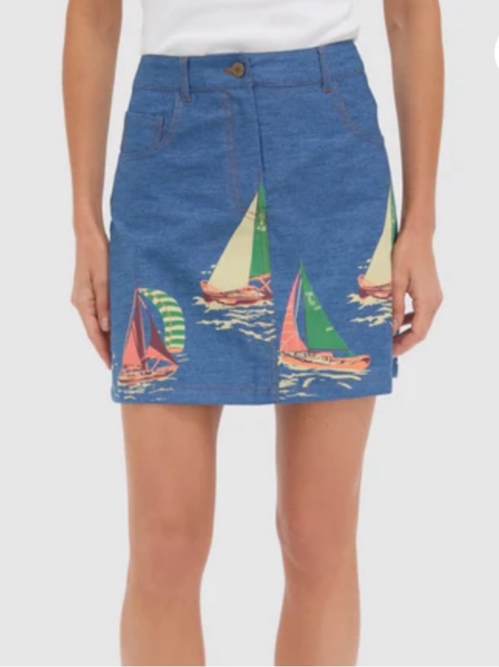TUCKERNUCK | newport regatta chambray pippa mini skirt